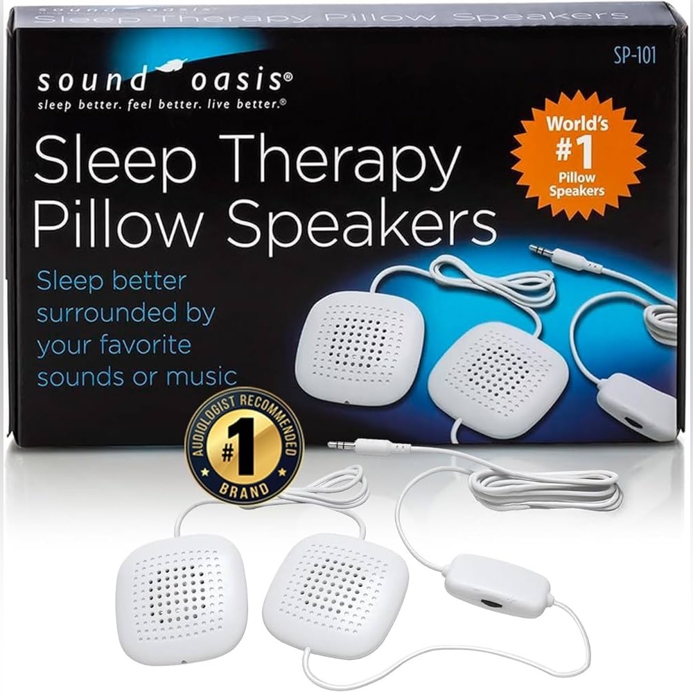 Sound Oasis Sleep Therapy Pillow Speakers - Picture 2 of 5